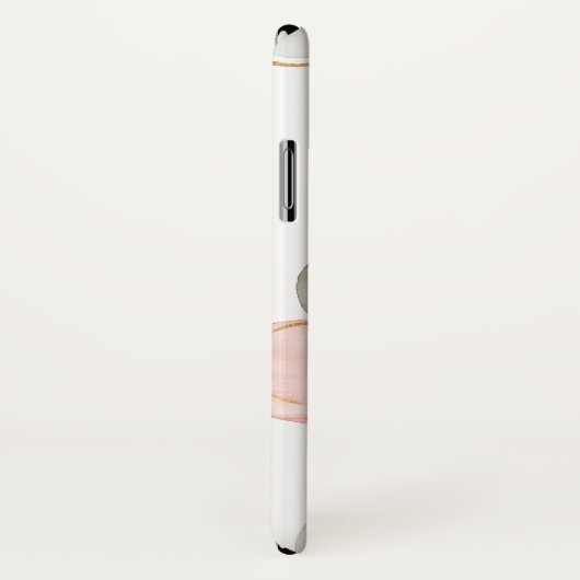 Coques Case-Mate iPhone Sphères dorées (Dos/Droite)