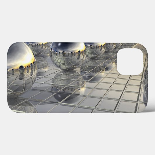 Coques Case-Mate iPhone Sphères et miroirs (Verso (horizontal))