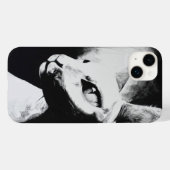 Coques Case-Mate iPhone Sphynx Cat Black White Contrast Hairless (Verso (horizontal))