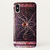 Coques Case-Mate iPhone SPIDER ET WEB Rouge Ruby Noir (Dos)