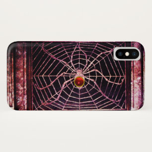 Case-Mate iPhone Case SPIDER ET WEB Rouge Ruby Noir