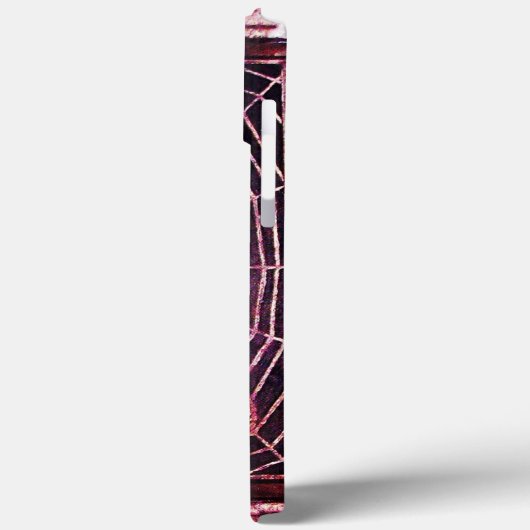 Coques Case-Mate iPhone SPIDER ET WEB Rouge Ruby Noir (Verso / Gauche)