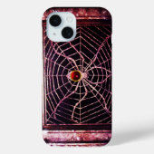 Coques Case-Mate iPhone SPIDER ET WEB Rouge Ruby Noir (Verso)