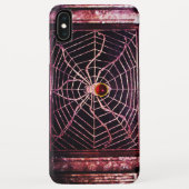 Coques Case-Mate iPhone SPIDER ET WEB Rouge Ruby Noir (Dos)
