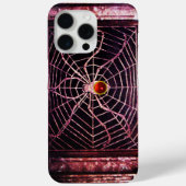 Coques Case-Mate iPhone SPIDER ET WEB Rouge Ruby Noir (Verso)