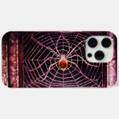 Coques Case-Mate iPhone SPIDER ET WEB Rouge Ruby Noir (Verso (horizontal))
