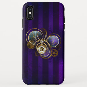 Case-Mate iPhone Case Spider Steampunk sur Arrière - plan pourpre