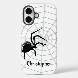 Coques iPhone 16 Spiders Web Ajouter un nom
