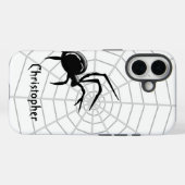 Coques Case-Mate iPhone Spiders Web Ajouter un nom (Verso (horizontal))