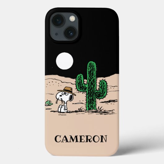 Coques Case-Mate iPhone Spike dans un désert illuminé par la Lune (Verso)