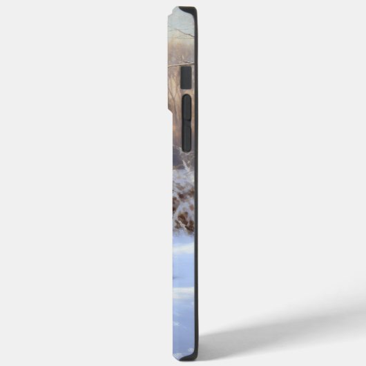 Coques Case-Mate iPhone Spinone Italiano Laisser Neige Noël (Verso / Gauche)