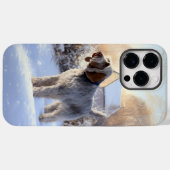 Coques Case-Mate iPhone Spinone Italiano Laisser Neige Noël (Verso (horizontal))