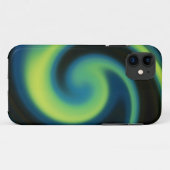 Coques Case-Mate iPhone Spiral Abstrait Art Arrière - plan (Dos (Horizontal))