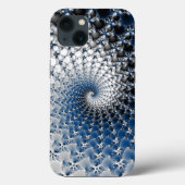 Coques Case-Mate iPhone Spirale bleue (Verso)
