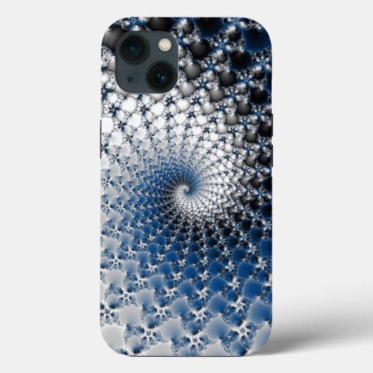 Coques Case-Mate iPhone Spirale bleue (Verso)