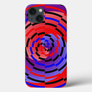 Etui iPhone Case-Mate Spirale contre le rouge et le bleu par Kenneth Yon