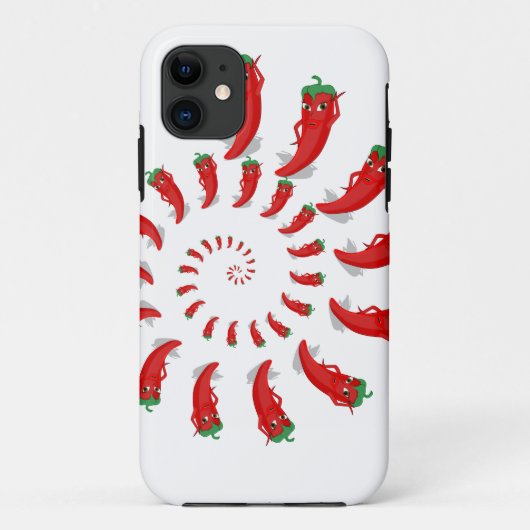 Coques Case-Mate iPhone Spirale de Pepper Diva Rouge (Dos)