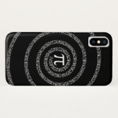 Coques Case-Mate iPhone Spirale pour chiffres Pi sur noir (Dos (Horizontal))
