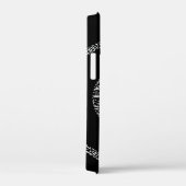 Coques Case-Mate iPhone Spirale pour Pi sur Elegant Black (Verso / Droite)