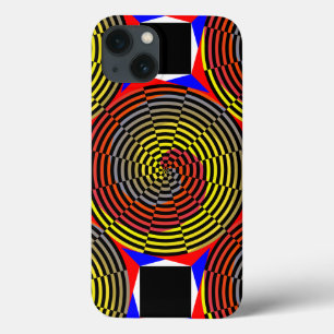 Etui iPhone Case-Mate Spirale rouge jaune bleu par Kenneth Yoncich