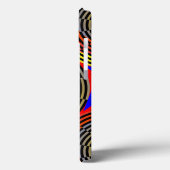 Coques Case-Mate iPhone Spirale rouge jaune bleu par Kenneth Yoncich (Verso / Gauche)