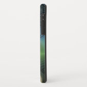 Coques Case-Mate iPhone Spirales cool Beige Vert Turquoise Fractal Art (Dos/Gauche)
