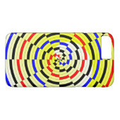 Coques Case-Mate iPhone Spirales jaunes par Kenneth Yoncich (Dos (Horizontal))
