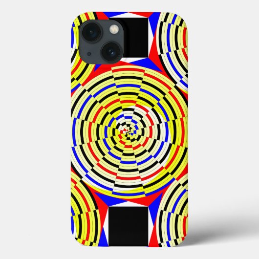 Coques Case-Mate iPhone Spirales jaunes par Kenneth Yoncich (Verso)