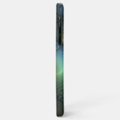 Coques Case-Mate iPhone Spirales Turquoise Beige Vert Abstrait Fractal Art (Dos/Gauche)