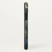Coques Case-Mate iPhone Spirales Turquoise Beige Vert Abstrait Fractal Art (Dos/Droite)