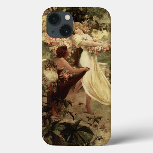 Coques Case-Mate iPhone Spirit Of Spring par Alphonse Mucha (Verso)