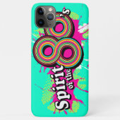 Coques Case-Mate iPhone "Spirit of the 80's" filles menthe rose (Dos)