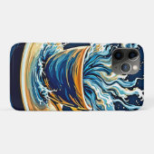 Coques Case-Mate iPhone Splash de café océanique (Dos (Horizontal))