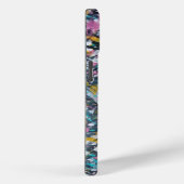 Coques Case-Mate iPhone Splatter Abstrait en noir et plusieurs couleurs (Verso / Droite)