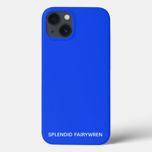 Coques Case-Mate iPhone Splendid Fairywren Blue Colour (Verso)