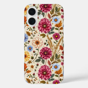 Coques iPhone 16 Splendides Fleurs D'Automne