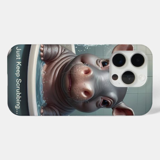 Coques Case-Mate iPhone Splish Splash Cute Funny Posters avec citations (Verso (horizontal))