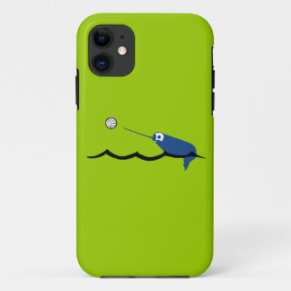 Coque iPhone 11 Sport de Narwhal Zany Du Designs Children de polo