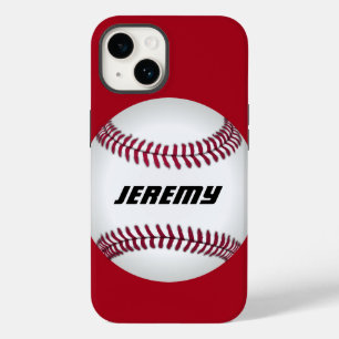 Coque Pour iPhone 14 sports de baseball ajouter votre texte personnalis