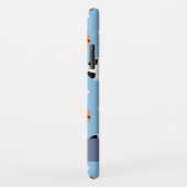 Coques Case-Mate iPhone Sports de boules - motif orienté pour des garçons (Dos/Droite)