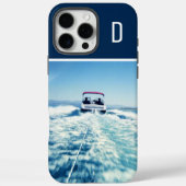 Coques Case-Mate iPhone Sports nautiques Photo verticale Monogramme Marine (Verso)