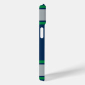 Coques Case-Mate iPhone Sports vert et argent (Verso / Droite)