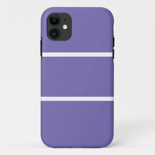 Case-Mate iPhone Case Sporty Large Violet Clair Mince Accent Rayures Bla