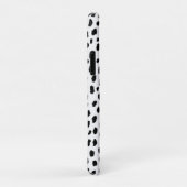 Coques Case-Mate iPhone Spots dalmatiens (noir/blanc) (Dos/Droite)