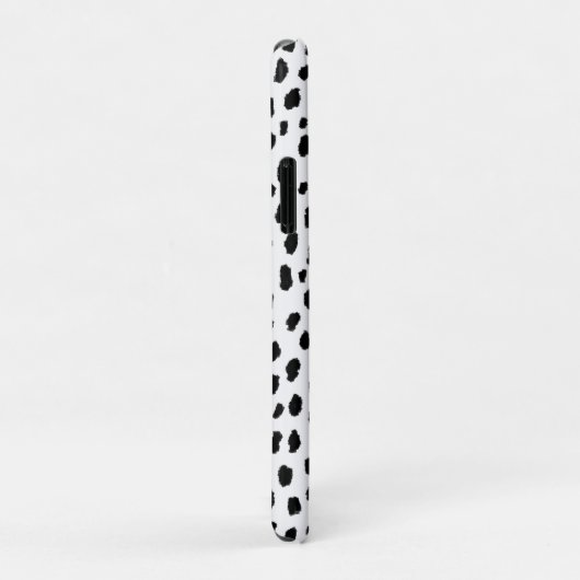 Coques Case-Mate iPhone Spots dalmatiens (noir/blanc) (Dos/Droite)