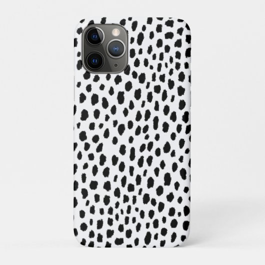 Coques Case-Mate iPhone Spots dalmatiens (noir/blanc) (Dos)
