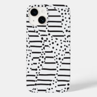 Spots et bandes 2 en noir et blanc