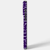 Coques Case-Mate iPhone Spots et rayures 2 - Violet (Verso / Gauche)