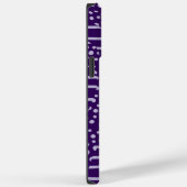 Coques Case-Mate iPhone Spots et rayures 2 - Violet (Verso / Droite)