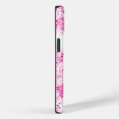 Coques Case-Mate iPhone Spray Abstrait de peinture rose (Verso / Droite)